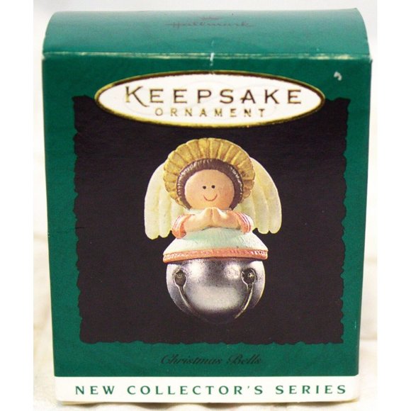 VTG 1995 Hallmark Keepsake Ornament Christmas Bells Angel Collectors Series Mini - Picture 10 of 15